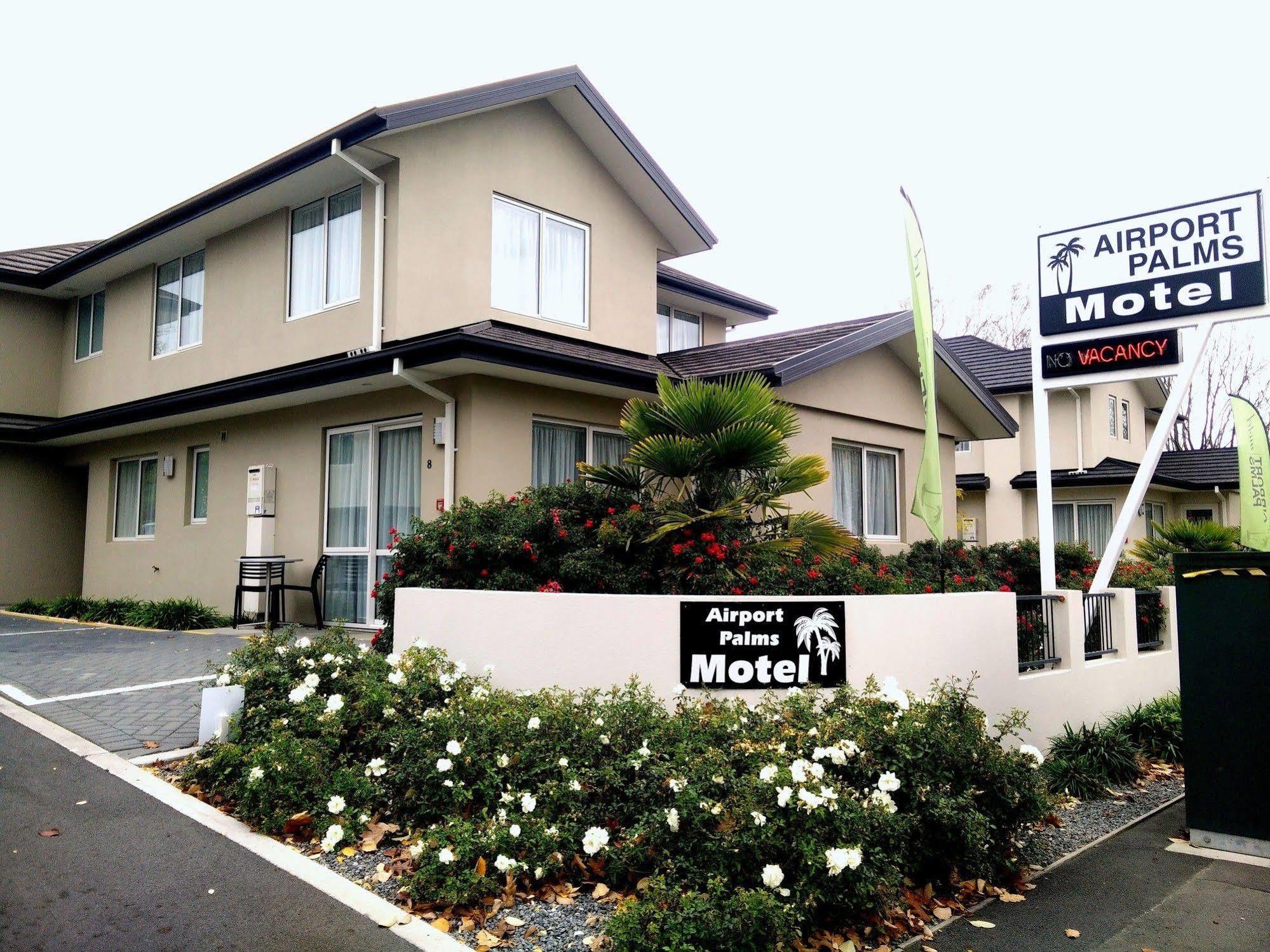 Airport Palms Motel Christchurch Zewnętrze zdjęcie